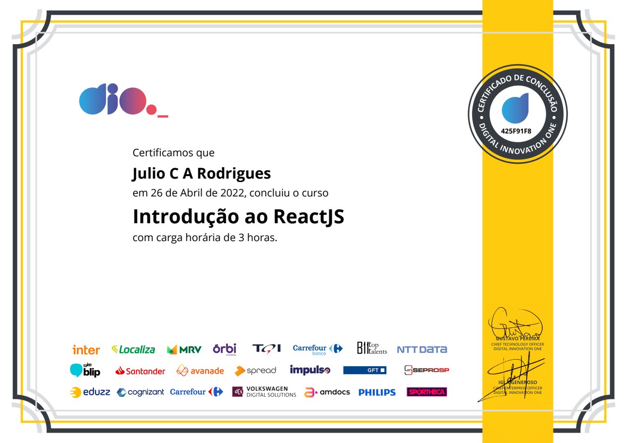Introdução ao ReactJS
