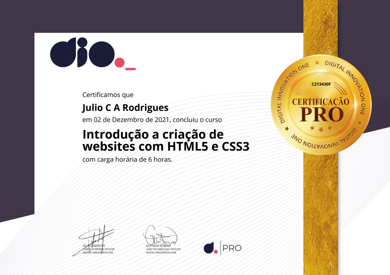 Criação de Websites com HTML5 e CSS3